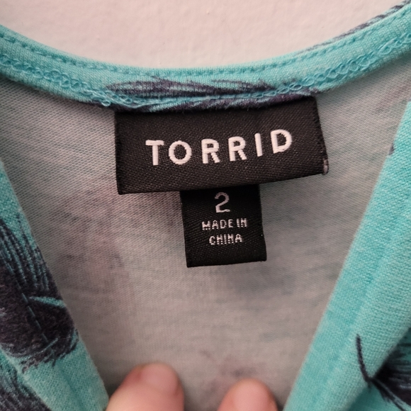 TORRID Faux Wrap Dress Size 2 - Picture 5 of 7